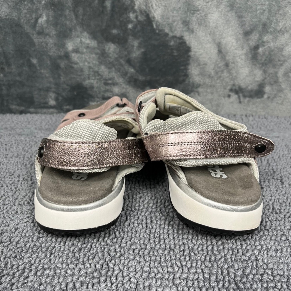 SAS Womens 9.5 M Sport Sandals Mauve Pink Metallic Bronze Adjustable Straps - Picture 3 of 8
